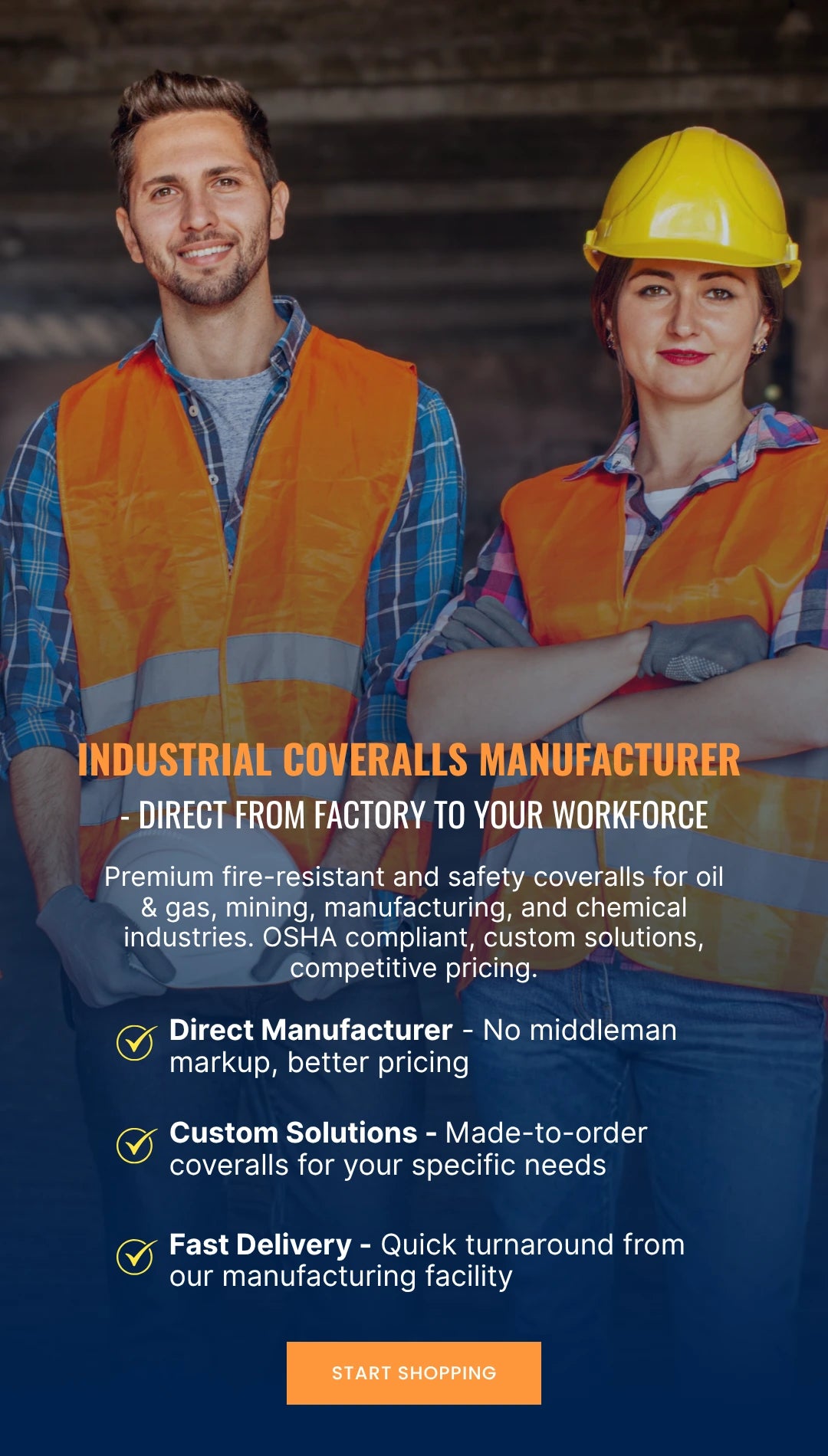 Industrial Coverall Manufacturer