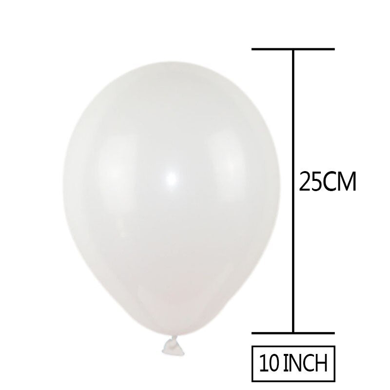 10pcs of 25cm Blue Chrome Latex Standard Helium Balloon Party Wedding Birthday