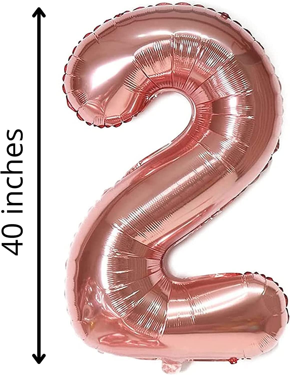 100cm Rose Gold Number 1 Foil Helium Jumbo Balloons Wedding Party Birthday