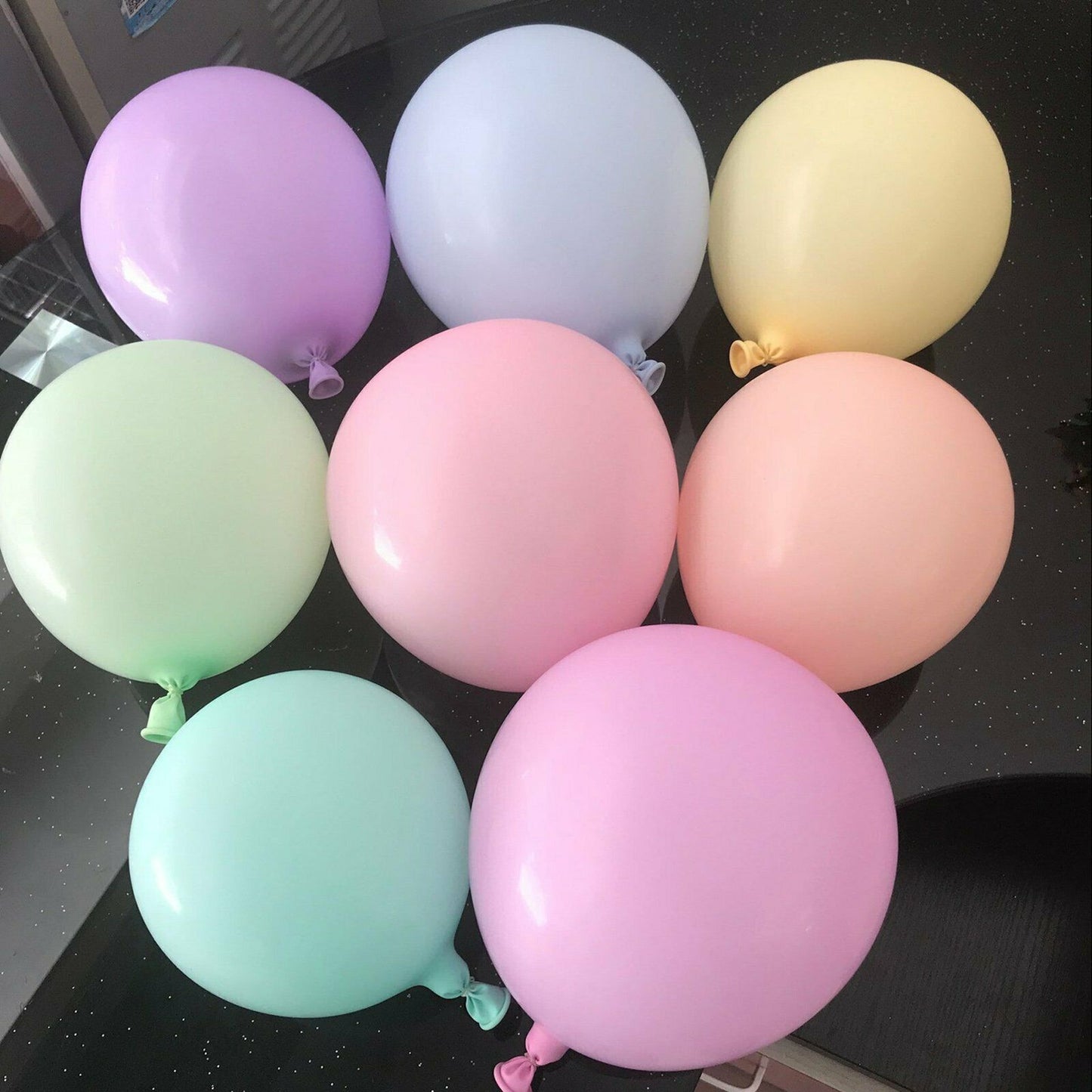 10pcs of 25cm Blue Macaron Latex Standard Helium Balloon Party Wedding Birthday