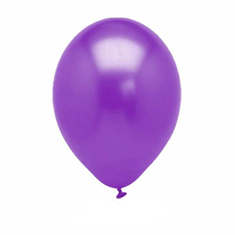 10pcs of 25cm Purple Pearl Latex Standard Helium Balloon Party Wedding Birthday