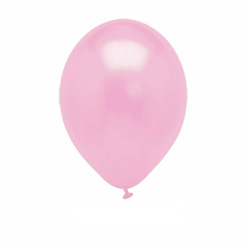 10pcs of 25cm Baby Pink Pearl Latex Standard Helium Balloon Party Wedding Birthday