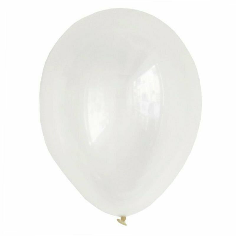 10pcs of 25cm Transparent Latex Standard Helium Balloon Party Wedding Birthday