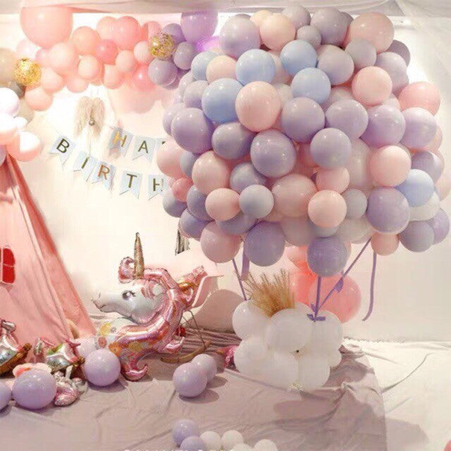 10pcs of 25cm Purple Macaron Latex Standard Helium Balloon Party Wedding Birthday
