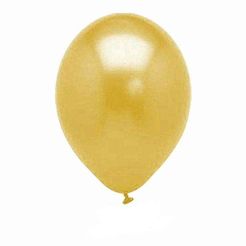 10pcs of 25cm Gold Pearl Latex Standard Helium Balloon Party Wedding Birthday
