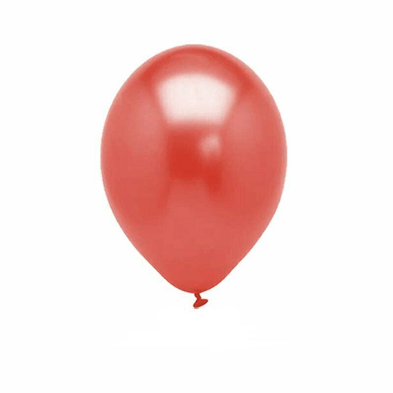 10pcs of 25cm Red Pearl Latex Standard Helium Balloon Party Wedding Birthday