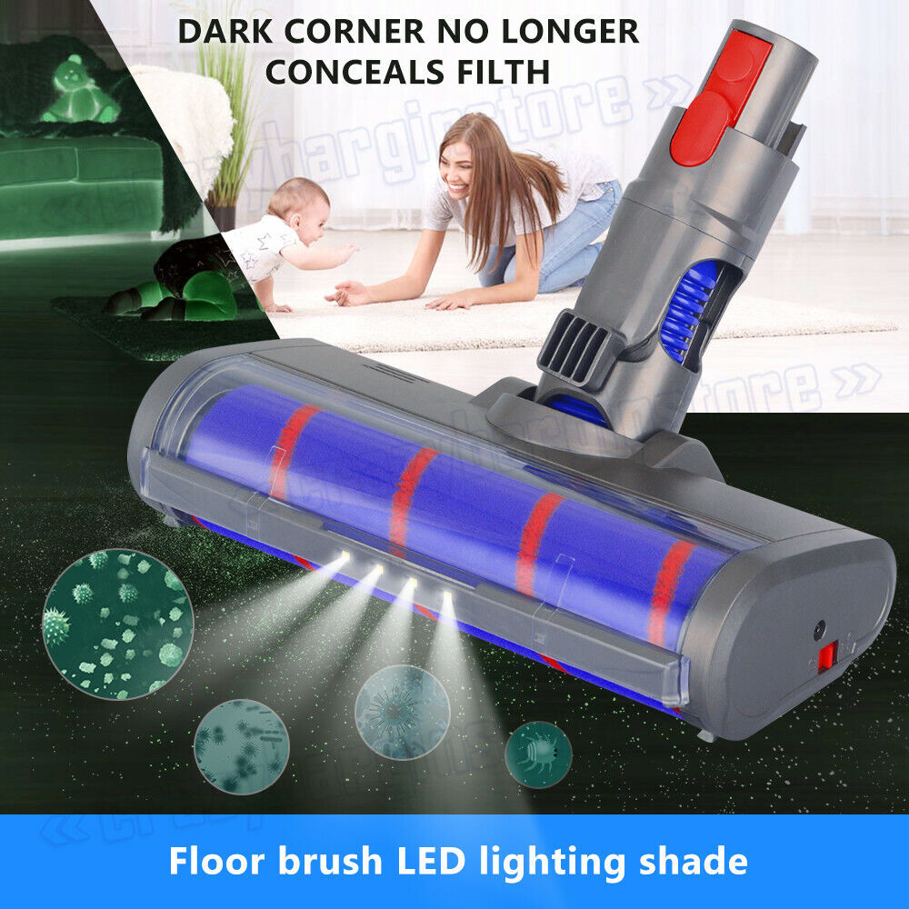 Cordless Vacuum Cleaner Floor Brush Fluffy Roller Head For Dyson V7 V8 V10 V11