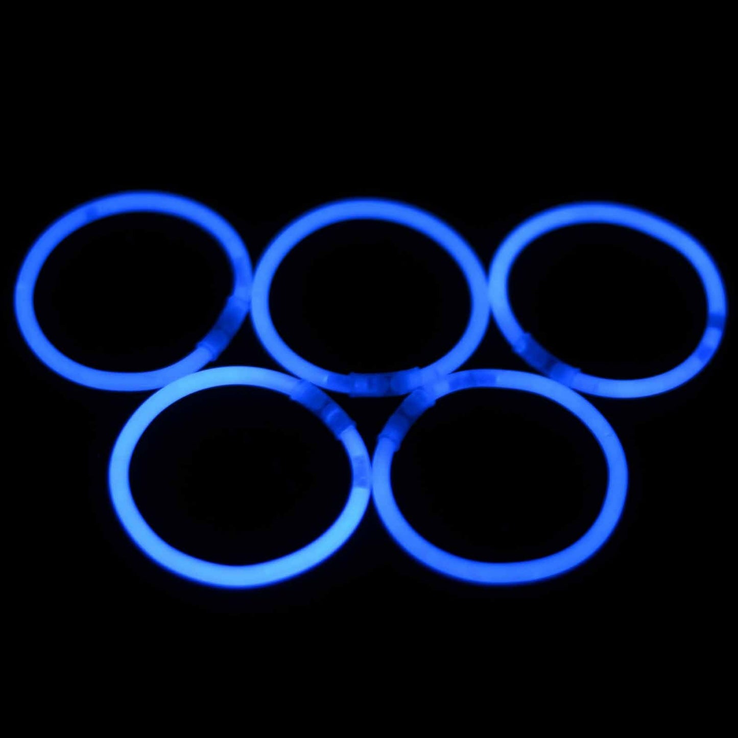 100pcs Blue Glow in the dark Sticks Bracelets Light Party Glowsticks