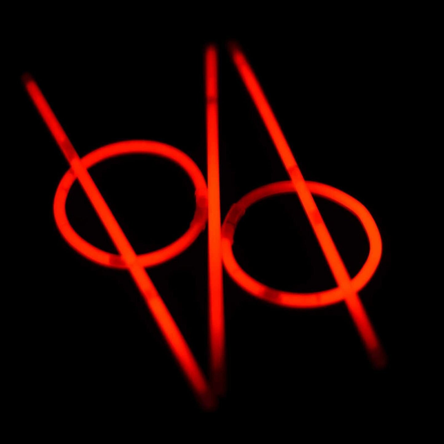100pcs Red Glow Sticks Light Bracelets Disco Party Bulk stick glowsticks