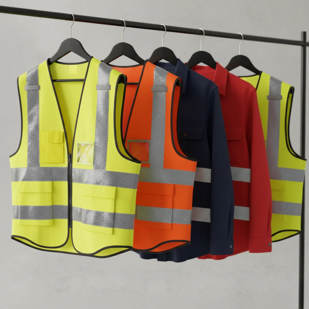 Industrial Coveralls with Reflective Tape