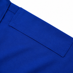 Construction close-up of the RigArmor cotton boiler suit, issue kit for ship chandlers and manning agencies
