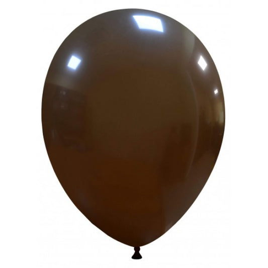 10pcs of 25cm Brown Latex Standard Helium Balloon Party Wedding Birthday