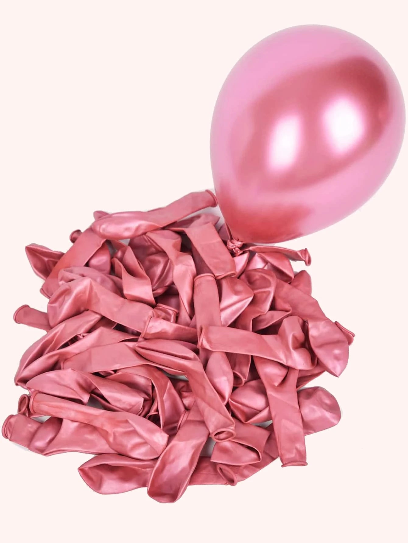 10pcs of 25cm Hot Pink Chrome Latex Standard Helium Balloon Party Wedding Birthday