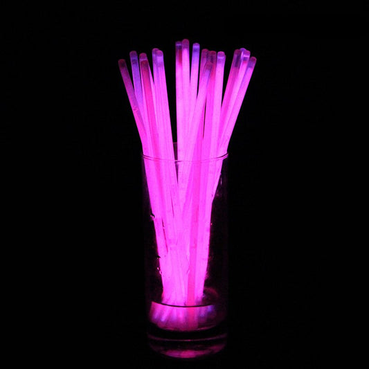 100pcs Pink Glow Sticks Bracelets Light Party Glowsticks Glow in the dark Toys Light