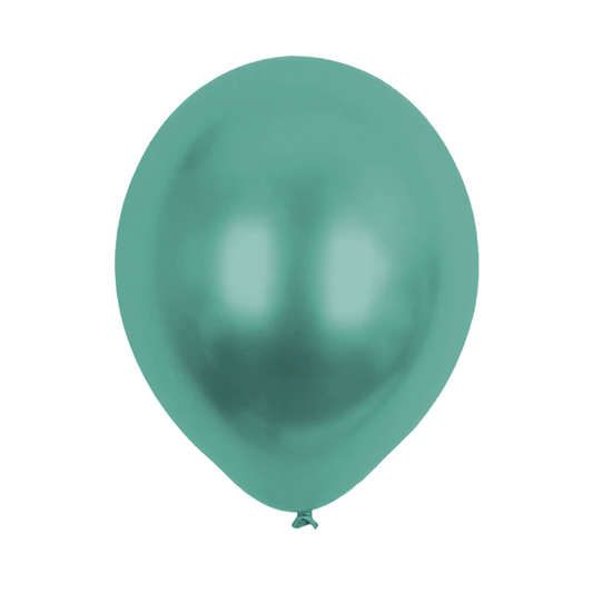 10pcs of 25cm Forest Green Chrome Latex Standard Helium Balloon Party Wedding Birthday