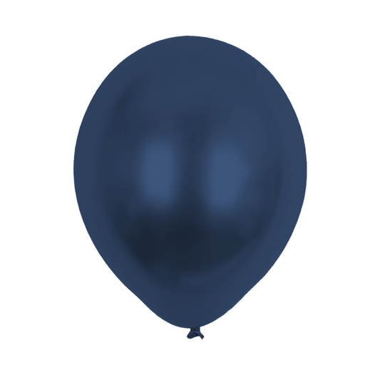 10pcs of 25cm Night Blue Chrome Latex Standard Helium Balloon Party Wedding Birthday