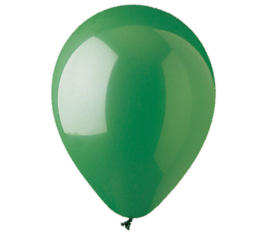10pcs of 25cm Green Latex Standard Helium Balloon Party Wedding Birthday