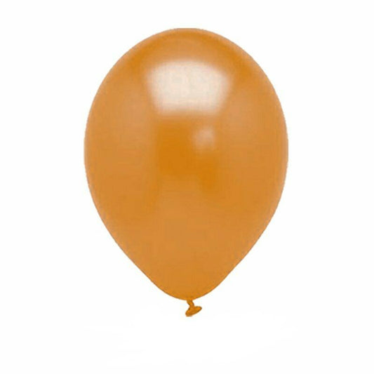 10pcs of 25cm Orange Pearl Latex Standard Helium Balloon Party Wedding Birthday