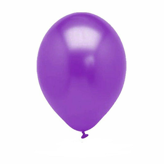 10pcs of 25cm Purple Pearl Latex Standard Helium Balloon Party Wedding Birthday
