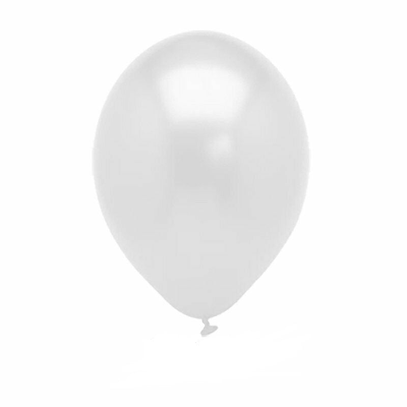 10pcs of 25cm White Pearl Latex Standard Helium Balloon Party Wedding Birthday