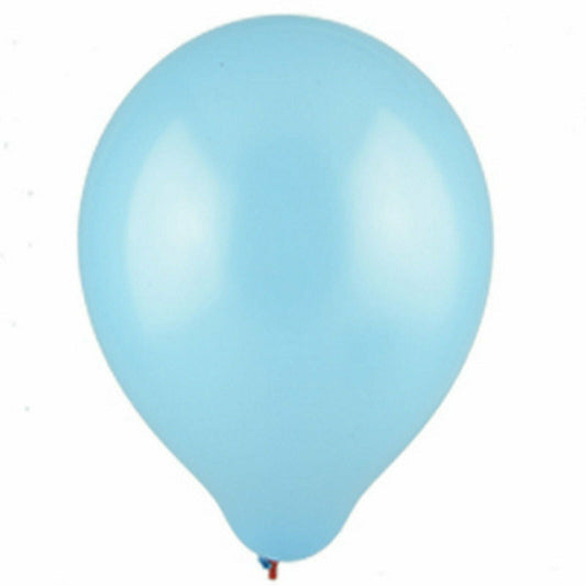 10pcs of 25cm Sky Blue Latex Standard Helium Balloon Party Wedding Birthday