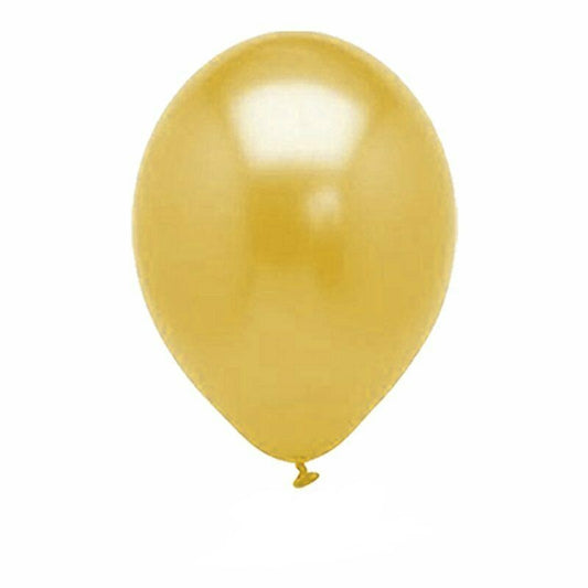 10pcs of 25cm Gold Pearl Latex Standard Helium Balloon Party Wedding Birthday