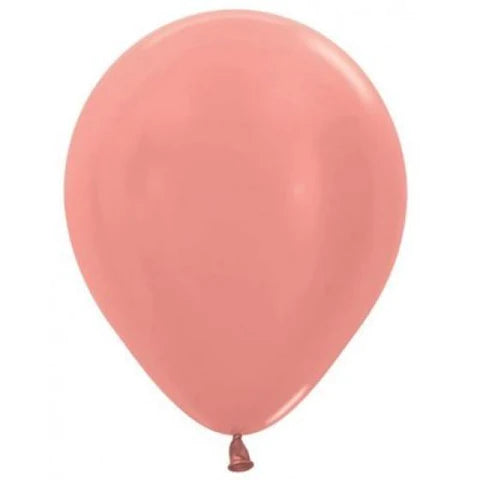 10pcs of 25cm RoseGold Latex Standard Helium Balloon Party Wedding Birthday
