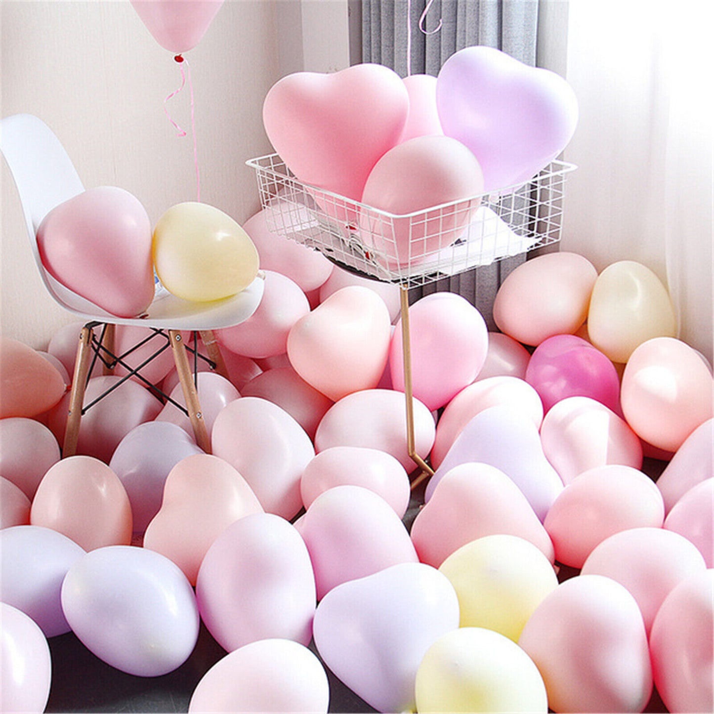 10pcs Macaron 25cm Heart Latex Balloons Party Wedding Birthday