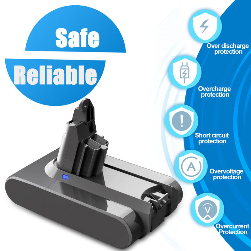 9500mAh Battery For Dyson V6 DC58 DC59 DC61 DC62 Animal SV03 SV04 SV06 SV09 DC72