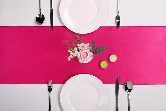 10X Hot Pink Satin 30x275cm Table Runner Wedding Event Party Decoration