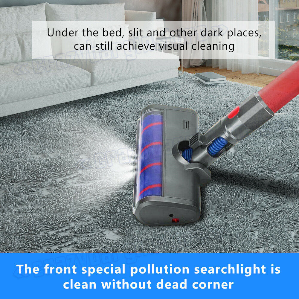Cordless Vacuum Cleaner Floor Brush Fluffy Roller Head For Dyson V7 V8 V10 V11