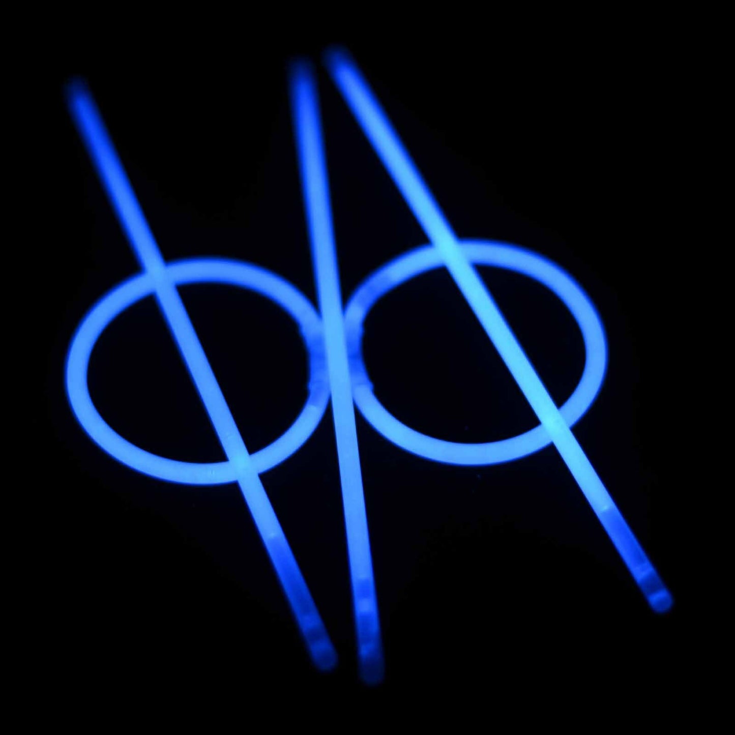 100pcs Blue Glow in the dark Sticks Bracelets Light Party Glowsticks