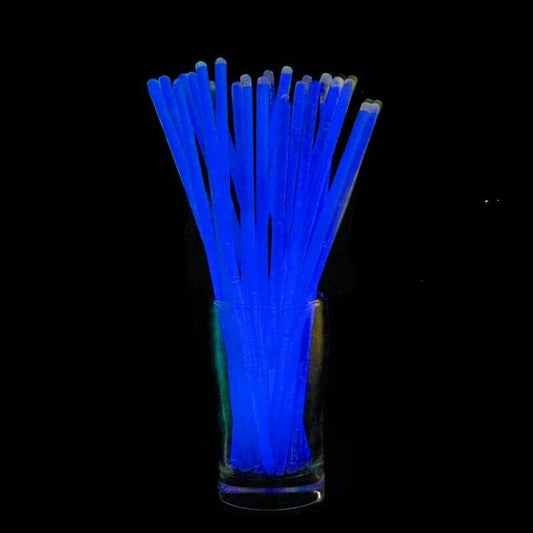 100pcs Blue Glow in the dark Sticks Bracelets Light Party Glowsticks