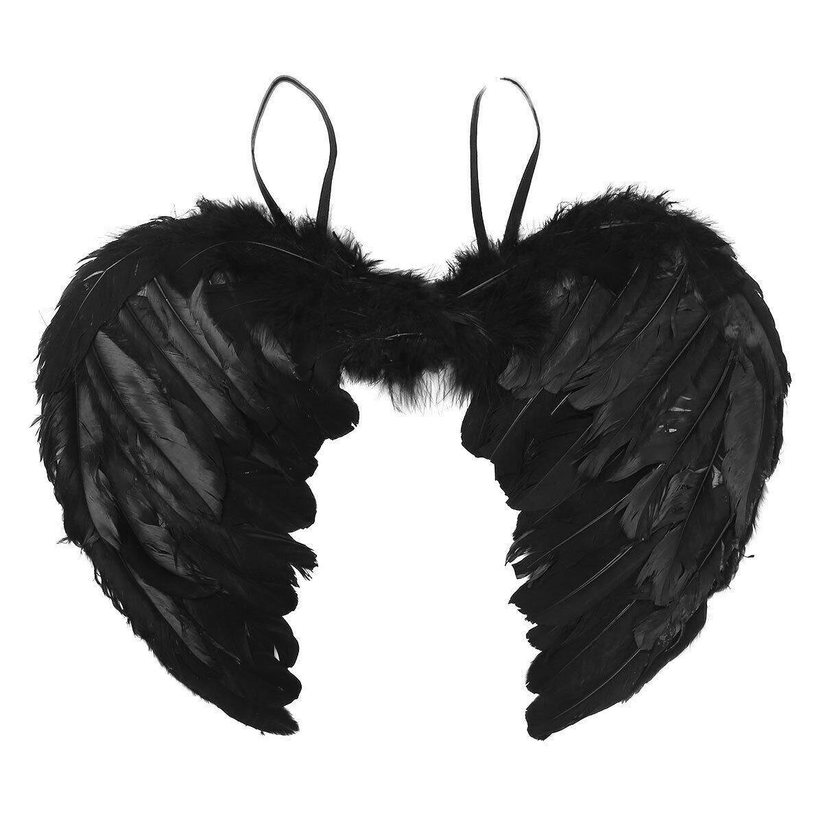100cm X 80cm Feather Wings Angel Fairy Black Devil Halloween Extra Large Size