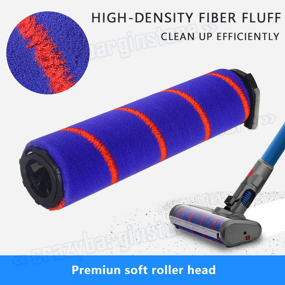 Cordless Vacuum Cleaner Floor Brush Fluffy Roller Head For Dyson V7 V8 V10 V11