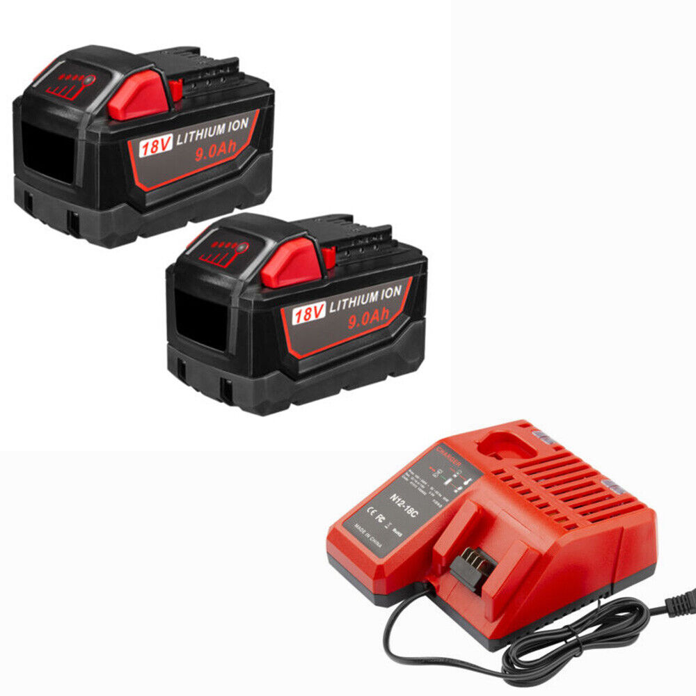 For Milwaukee M18 XC 6.0 9.0AH 18V Extended Capacity Battery Charger 48-11-1860