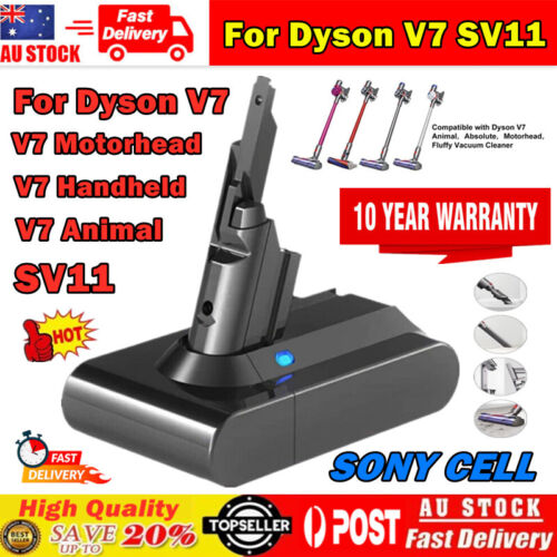 Replacement Battery For Dyson V7 SV11 Motorhead Pro Animal Fluffy 238386-10 Sony
